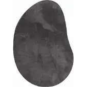 vidaXL Tapis HUARTE Anthracite 140 x 200 cm Polyester
