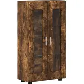 vidaXL Ensemble de meubles TV FLORIN, 3 pièces, bois d'ingénierie en chêne fumé