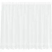 vidaXL Rideau en Dentelle Floral Blanc 160 x 300 cm Polyester