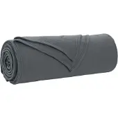 vidaXL Jeté Gris Foncé 280 X 210 Cm Toison
