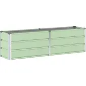 vidaXL Jardinière Vert 160 X 40 X 45 Cm Acier