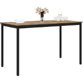 vidaXL Table haute en aggloméré, rectangulaire