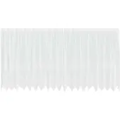 vidaXL Rideau en Dentelle Floral Blanc 180 x 500 cm Polyester