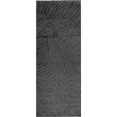 vidaXL Tapis de salon PALMERAS Anthracite 200 x 80 cm Polyester