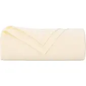 vidaXL Jeté Crème 280 x 210 cm Toison