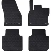 vidaXL Tapis De Voiture 4 Pcs Noir Tpe