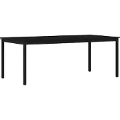 vidaXL Table de salle à manger, 200 x 100 x 75 cm, en panneaux de particules, rectangulaire