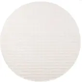 vidaXL Tapis rond SIROLO Crème Ø 160 CM Polyester