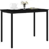 vidaXL Table haute en aggloméré, rectangulaire