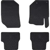 vidaXL Tapis De Voiture 4 Pcs Noir Tpe