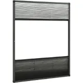 vidaXL Moustiquaire plissée pour fenêtre Alu 60x80 cm avec store vénitien