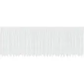 vidaXL Rideau en Dentelle Floral Blanc 180 x 750 cm Polyester