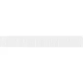 vidaXL Rideau en Dentelle Floral Blanc 120 x 1200 cm Polyester