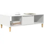 vidaXL Table basse blanche Lumarko !