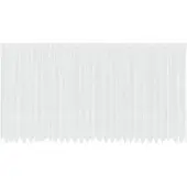 vidaXL Rideau en Dentelle Floral Blanc 200 x 750 cm Polyester