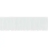 vidaXL Rideaux avec des rideaux Blanc 500x100cm Polyester