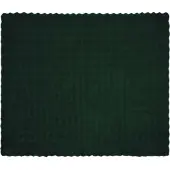 vidaXL Couverture en Fourrure de Lapin Synthétique Vert foncé
