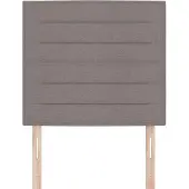 vidaXL Tête de lit taupe 90 cm en tissu