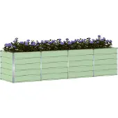 vidaXL Jardinière Vert 240 X 80 X 75 Cm Acier