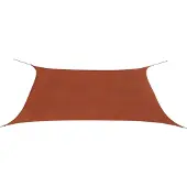 vidaXL Voile de parasol tissu oxford rectangulaire 2x4 m terre cuite