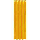 vidaXL Rideaux occultants 2 pcs Jaune moutarde 140 x 225 cm Velours