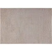 vidaXL Tapis de salon PALMERAS Beige 200 x 140 cm Polyester