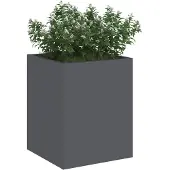 vidaXL Cache-pot de jardin Anthracite Acier laminé à froid