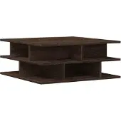 vidaXL Table basse marron imitation chêne 70x70x29 cm Bois composite
