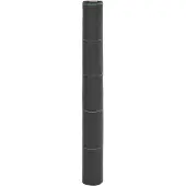 vidaXL Membrane anti-mauvaises herbes noir 1x25 m PP