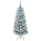 vidaXL Sapin de Noël Artificiel à Branches Articulées 150 cm PVC