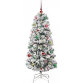 vidaXL Sapin de Noël Artificiel à Branches Articulées 150 cm PVC