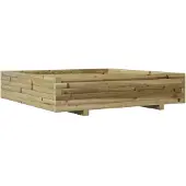 vidaXL Jardinière 110x110x26,5 cm bois de pin imprégné