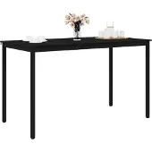 vidaXL Table haute en aggloméré, rectangulaire