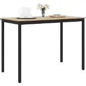 vidaXL Table haute en aggloméré, rectangulaire