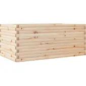 vidaXL Jardinière 110x60x45,5 cm bois de pin massif
