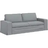 vidaXL Canapé 2 pcs Gris clair Mét¿¿