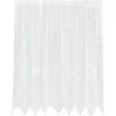 vidaXL Rideau en Dentelle Floral Blanc 180 x 200 cm Polyester