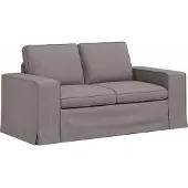 vidaXL Canapé 2 pcs Taupe Mét¿¿