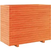 vidaXL Jardinière cire marron 90x40x72,5 cm bois de pin massif
