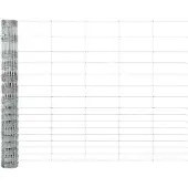 vidaXL Clôture argentée 25 x 1,2 m en acier galvanisé