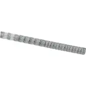 vidaXL Panneau de clôture argenté 25 x 1,6 m Acier galvanisé