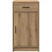 vidaXL Buffet en chêne Artisan 40 x 40,5 x 75 cm, aggloméré