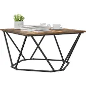 vidaXL Table Basse Chêne Fumé 80X80X45 Cm Avec Bois d'Ingénierie Lumarko !