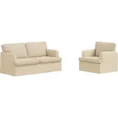 vidaXL Canapé 2 places Crème 162 x 80 x 85 cm Tissu