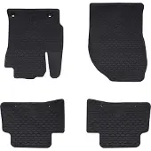 vidaXL Tapis De Voiture 4 Pcs Noir Tpe