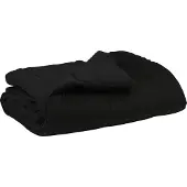 vidaXL Couverture de lit toute saison, 140 x 220 cm, 4 saisons, noire