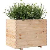 vidaXL Jardinière 90x60x72 cm bois de pin massif