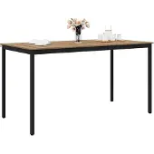 vidaXL Table haute en aggloméré, rectangulaire