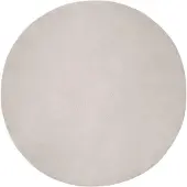 vidaXL Tapis antidérapant en fourrure synthétique Olite Beige Ø 120 cm Polyester