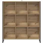 vidaXL Bibliothèque Chêne artisan 99,5 x 30 x 108,5 cm